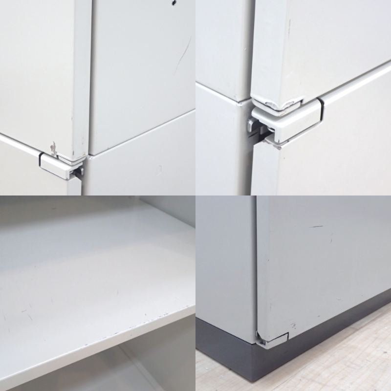 両開き書庫 鍵無