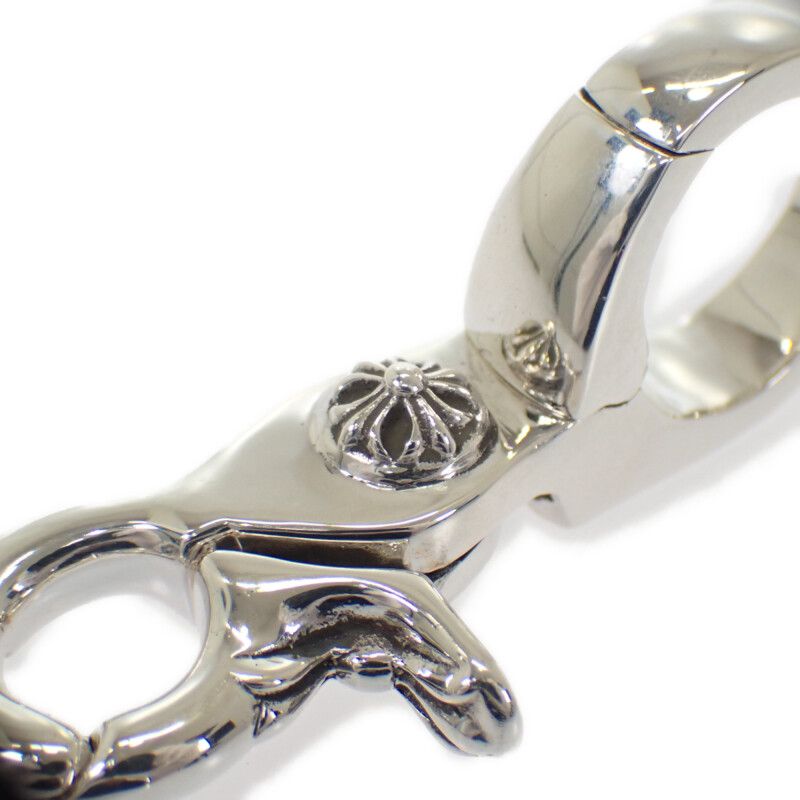 クロムハーツ CHROME HEARTS クイッククリップ クロスボール 1997 2984-304-6600-9100 キーホルダー キーチャーム シルバー925 メンズ Aランク