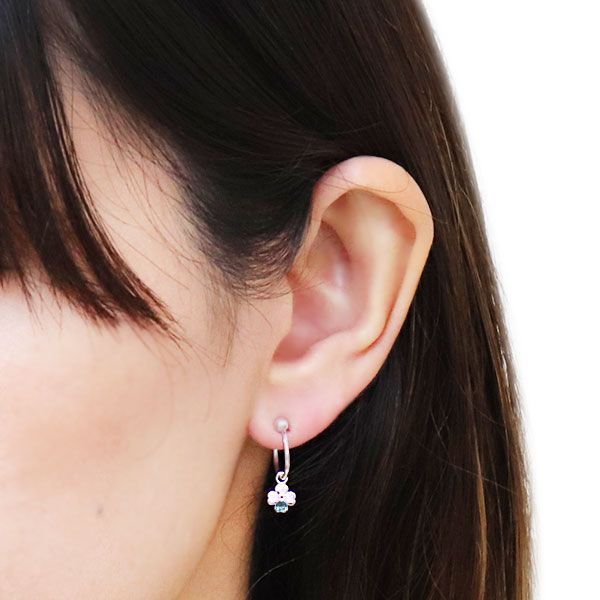 確認ピアスです ワンタッチピアス 16G 全2色 スネイク 蛇ピアス クリッカー 金属