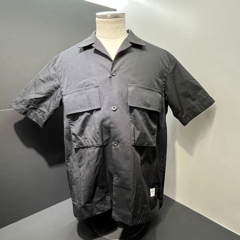 sacai 半袖シャツ M コットン100% THOMAS MASON Size【3】 sacai サカイ Thomas Mason Cotton Poplin Pullover