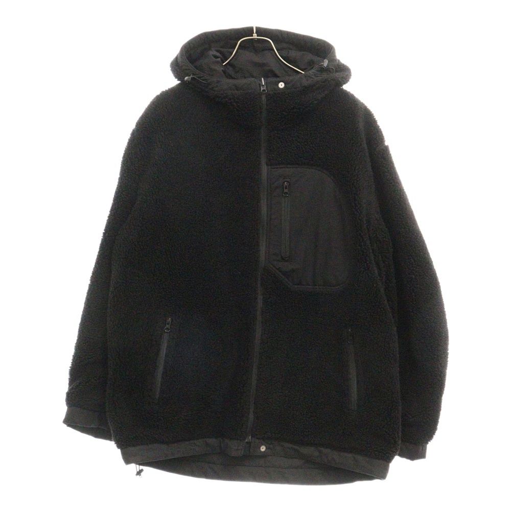 COMME des GARCONS HOMME (コムデギャルソンオム) リバーシブル ミリタリーフリースジャケット ブラック HF-J022 -  メルカリ