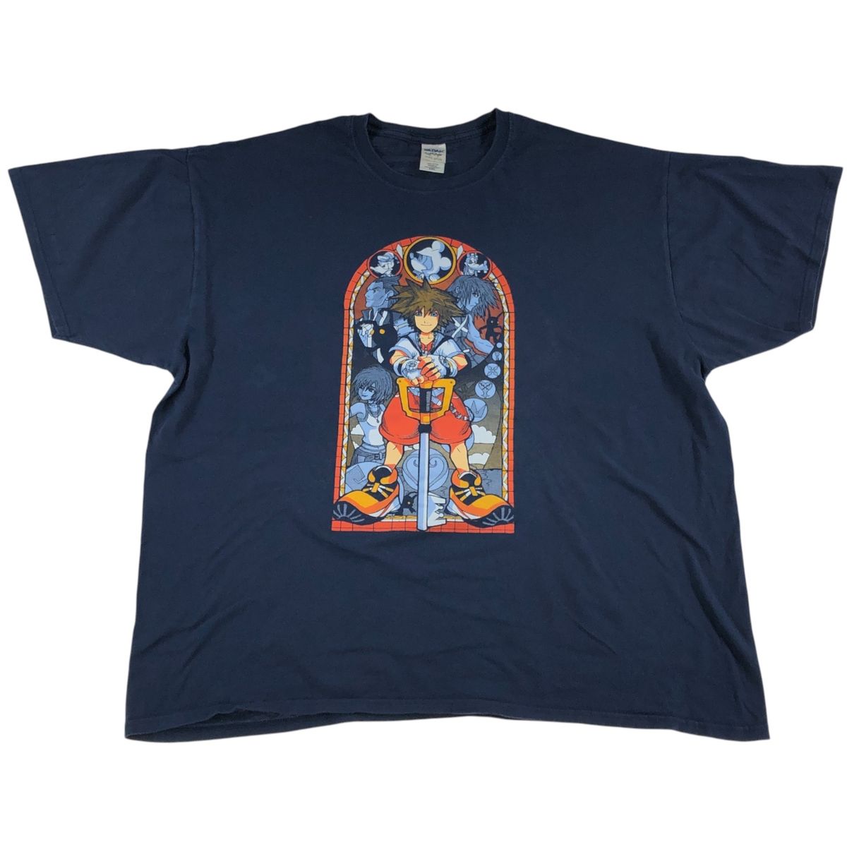 古着 ギルダン GILDAN KINGDOM HEARTS キングダムハーツ アニメ キャラクタープリントTシャツ メンズXXL相当|eaa543257