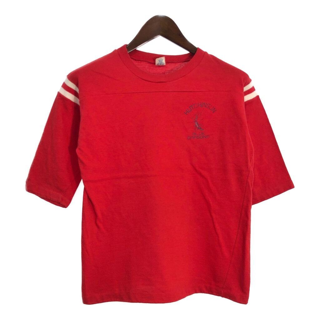 80年代 USA製 ARTEX アルテックス フットボールTシャツ レッド
