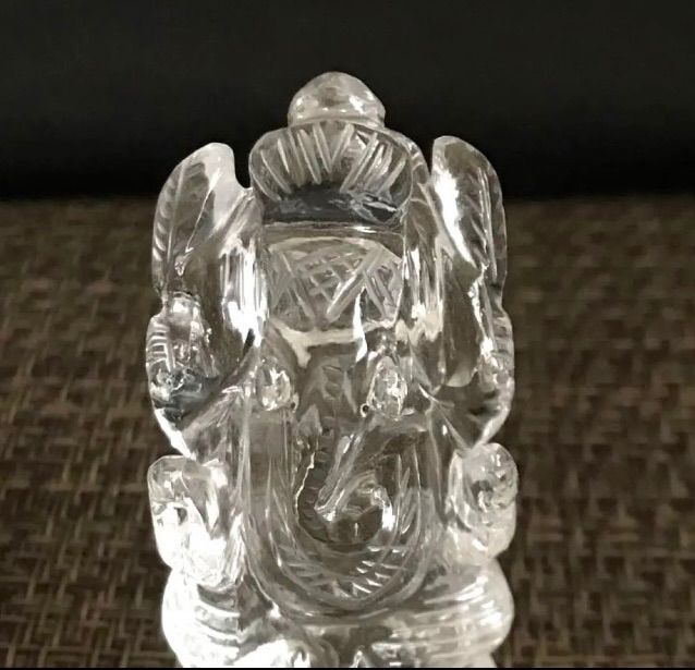 ヒマラヤ水晶 ガネーシャ 彫刻⭐️約58グラム iveyartistry.com