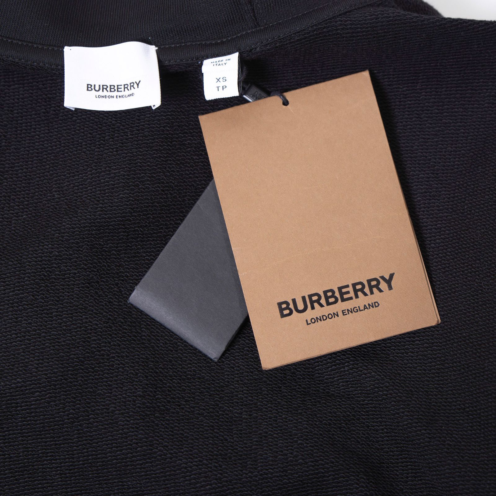 バーバリー BURBERRY パーカー 再構築 ドッキング ジャケットスリーブ