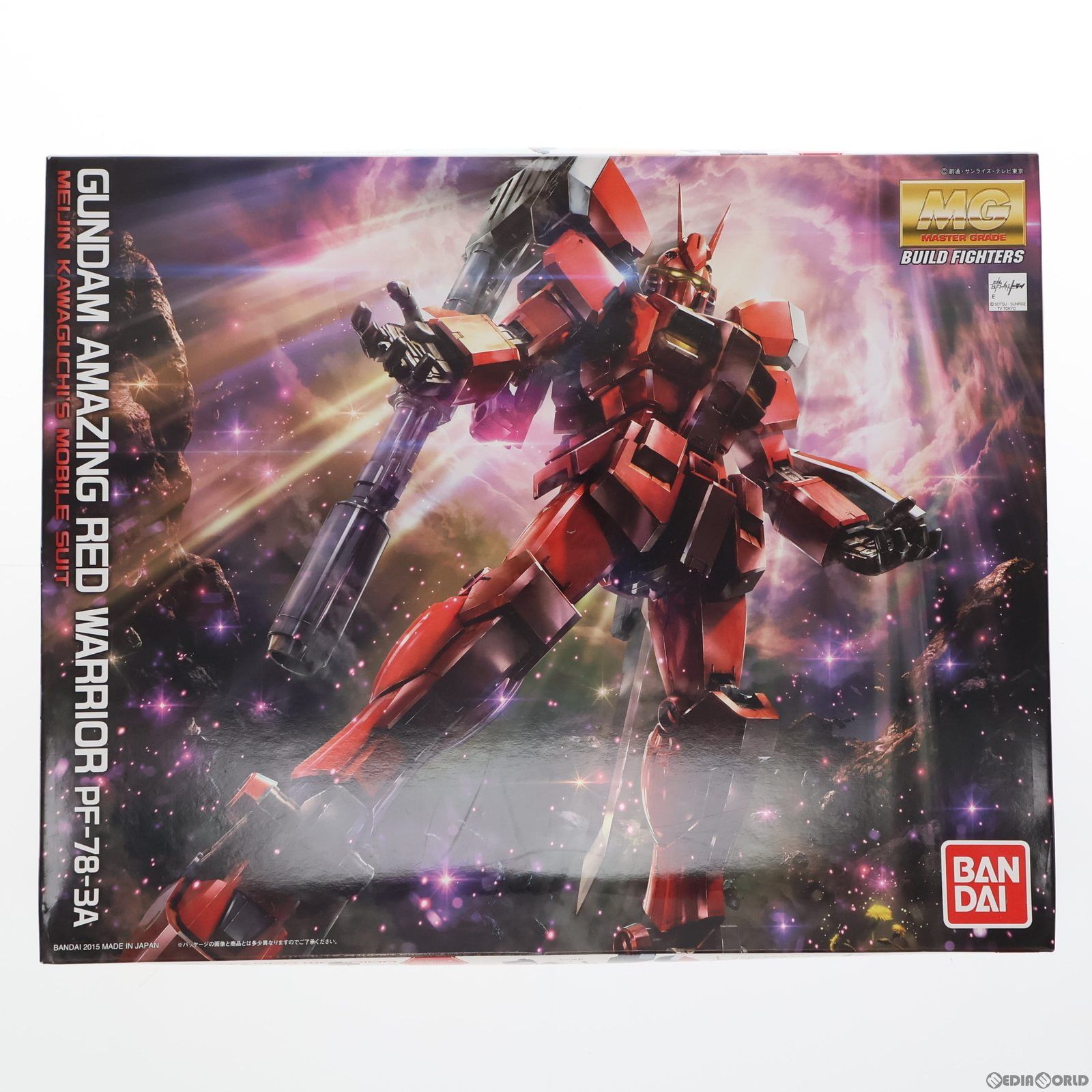 MG 1/100 ガンダムアメイジングレッドウォーリア ガンダムビルドファイターズトライ プラモデル バンダイ