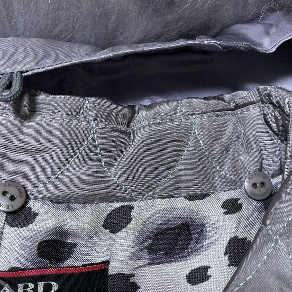 ライトパープル 長袖|フォックス|中綿|ファー取り外し可|冬