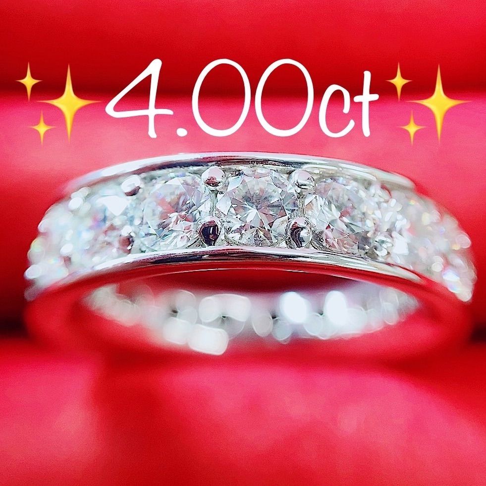 プラチナ K18 フルエタニティ イタリー リング（K18YG/PG/WG【1.2ct 