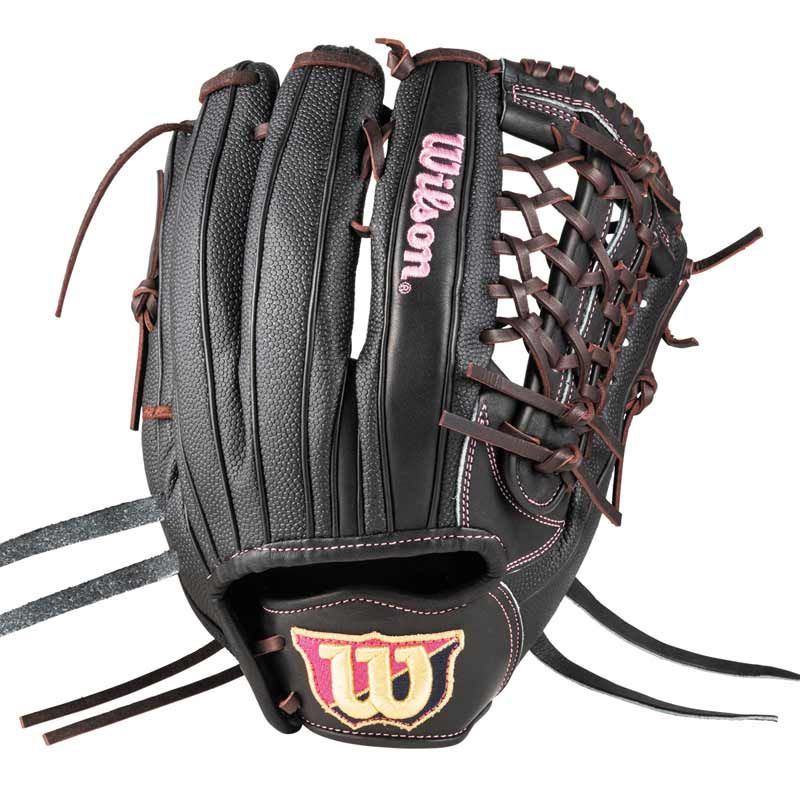 ウィルソン WILSON 女子ソフトボール用 Wilson Queen DUAL ユーティリティ用 95型 ソフト グラブ グローブ クィーン 25SS WBW103158 ブラックSS
