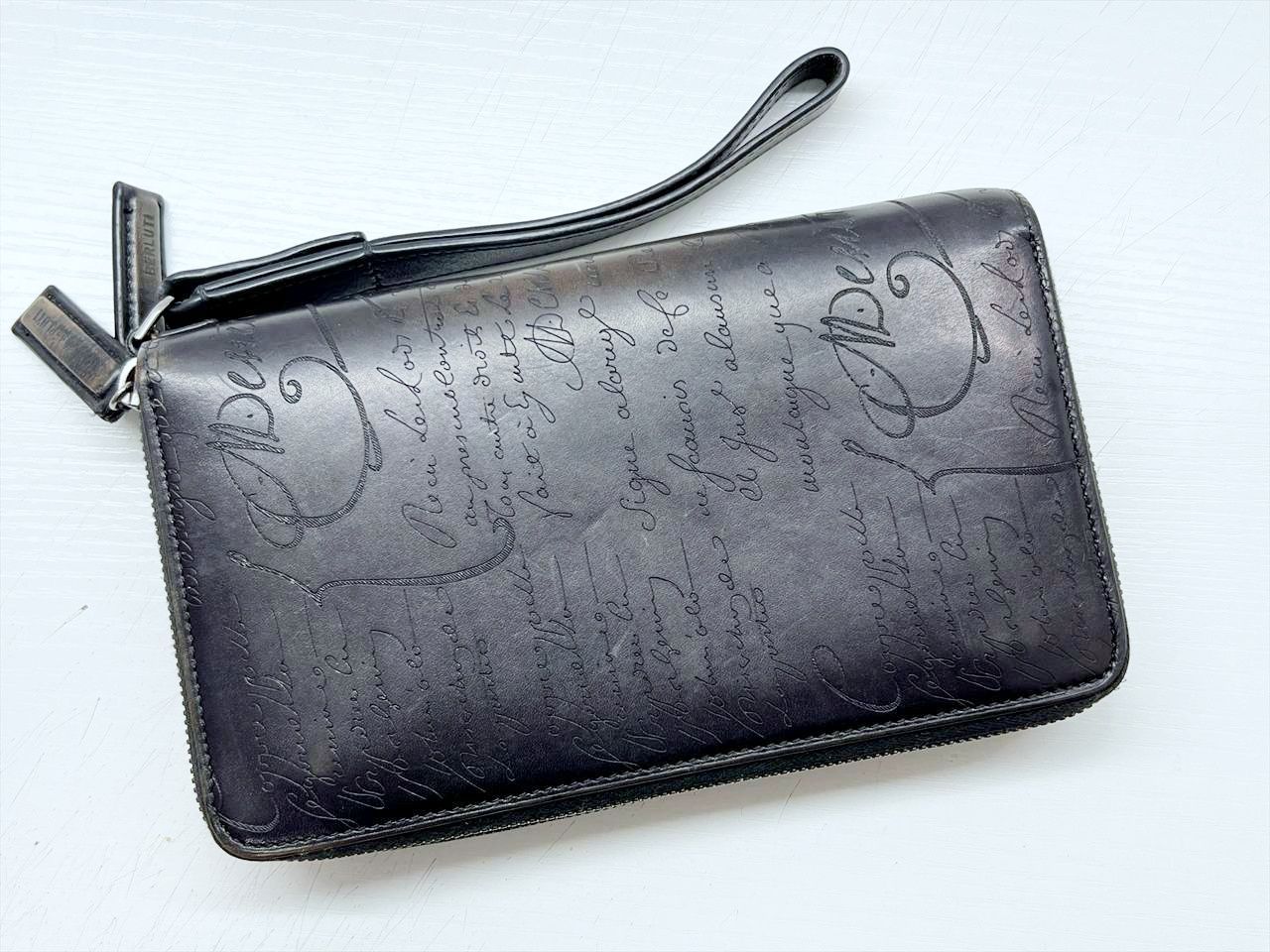 Berluti ベルルッティ タリ スクリットレザー ロングジップ