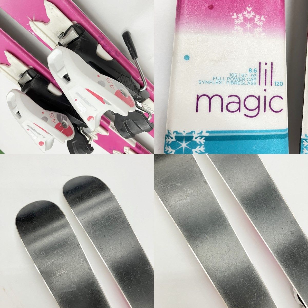 〇〇elan エラン lil magic スキー Jrスキー 120cm スキー板 現状渡し