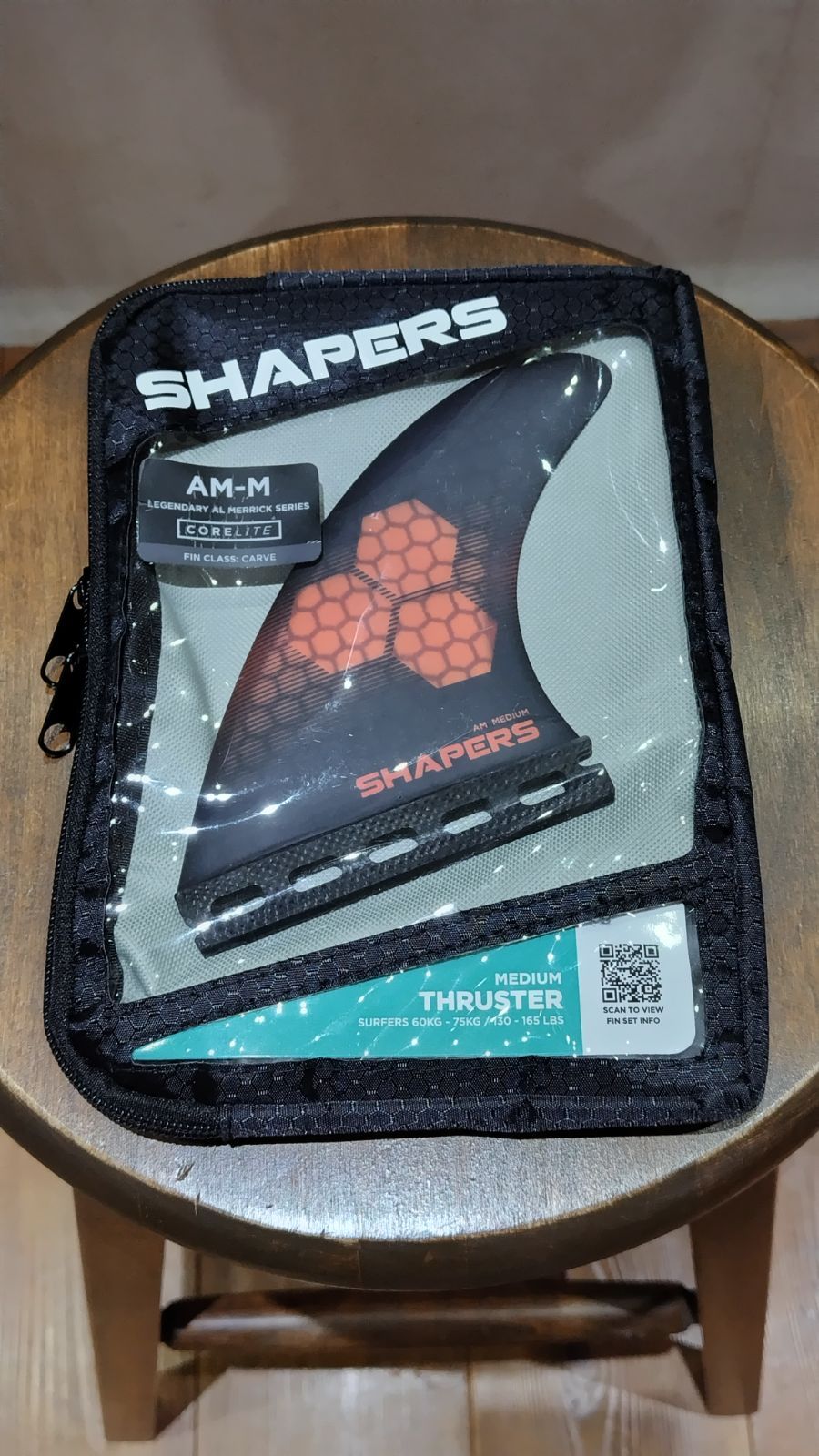 SHAPERS AM CORE LIGHT 3 fin Medium FUTURES用