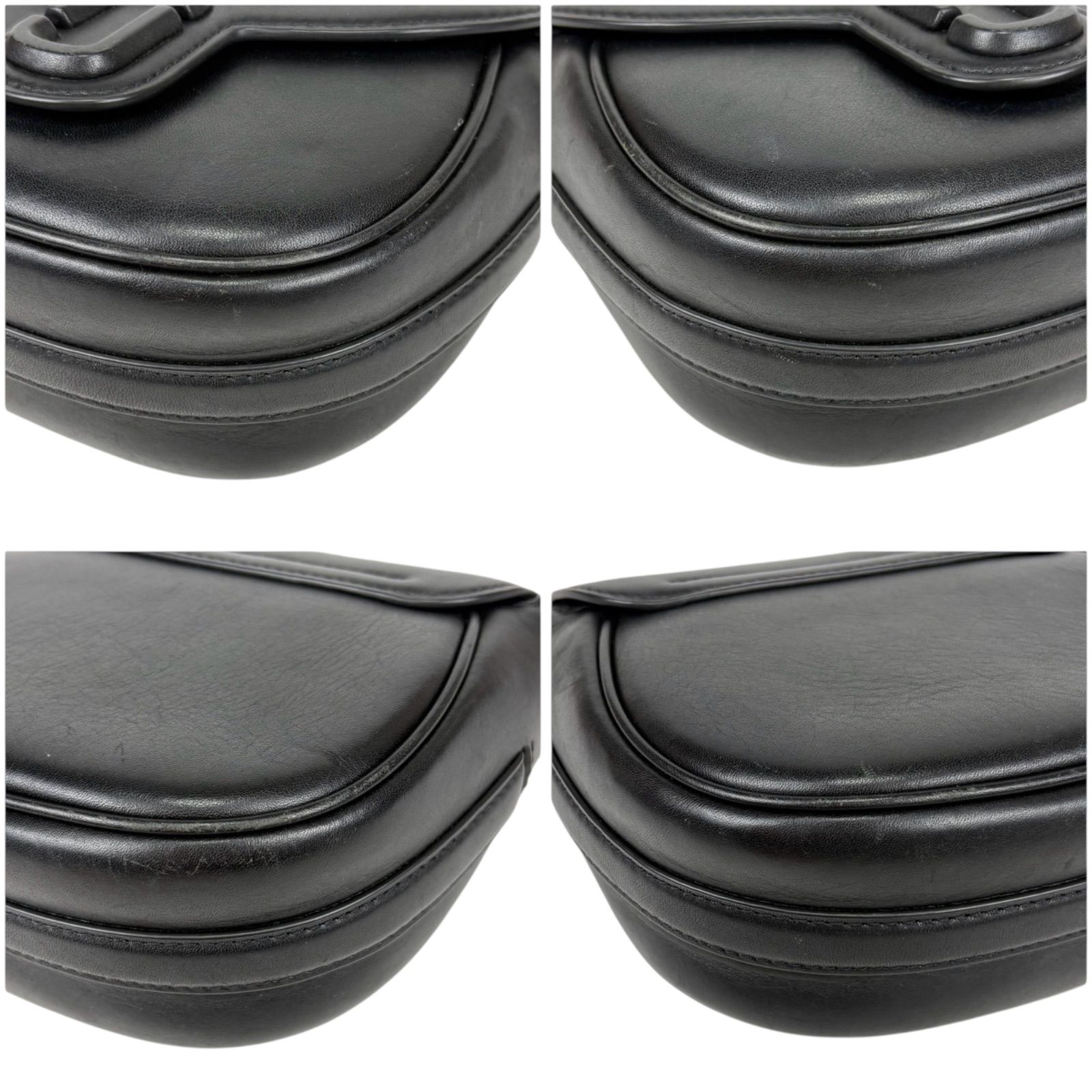 MARC JACOBS カウレザー クロコ型押しレザー サドル バッグ MARC JACOBS（マークジェイコブス）の「THE LEATHER COVERED J