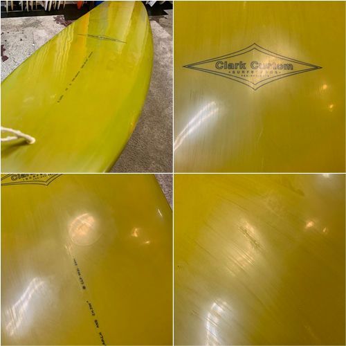 自宅配送OK】9'8 クラークカスタム サーフボード / Clark Custom