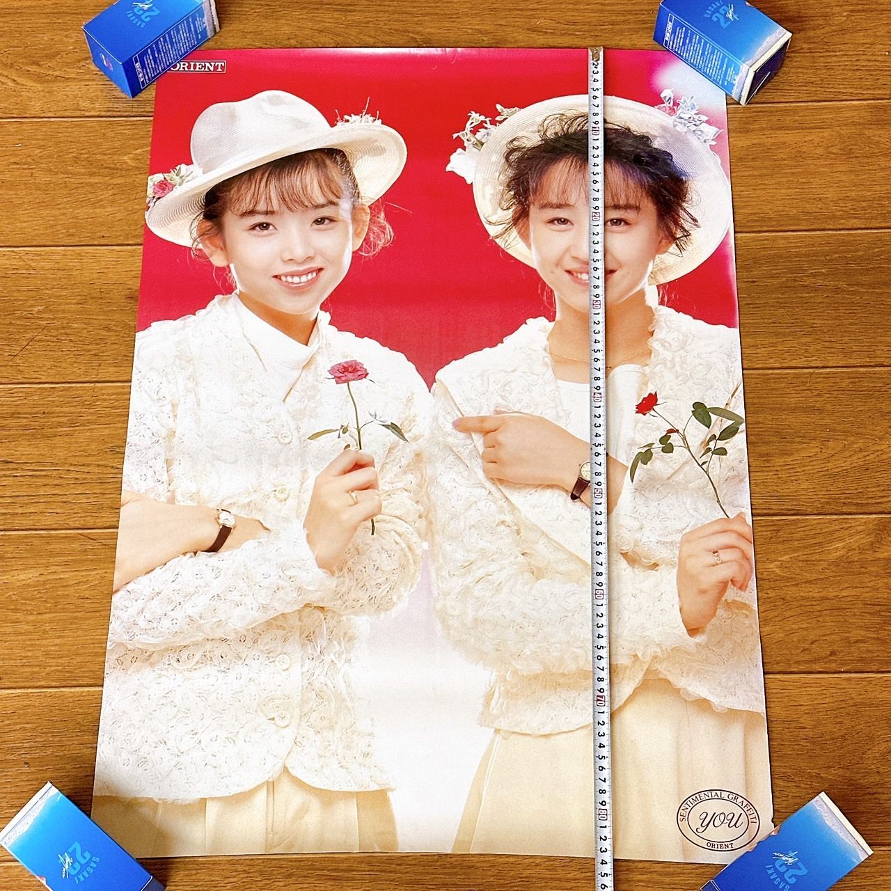 Wink 相田翔子/鈴木早智子 ORIENT ポスター YOU 入手困難 昭和
