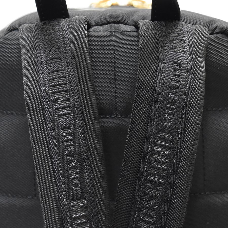 ABランク】MOSCHINO 20SS モスキーノ リュック ブラック ABランク】MOSCHINO 20SS モスキーノ リュック ブラック