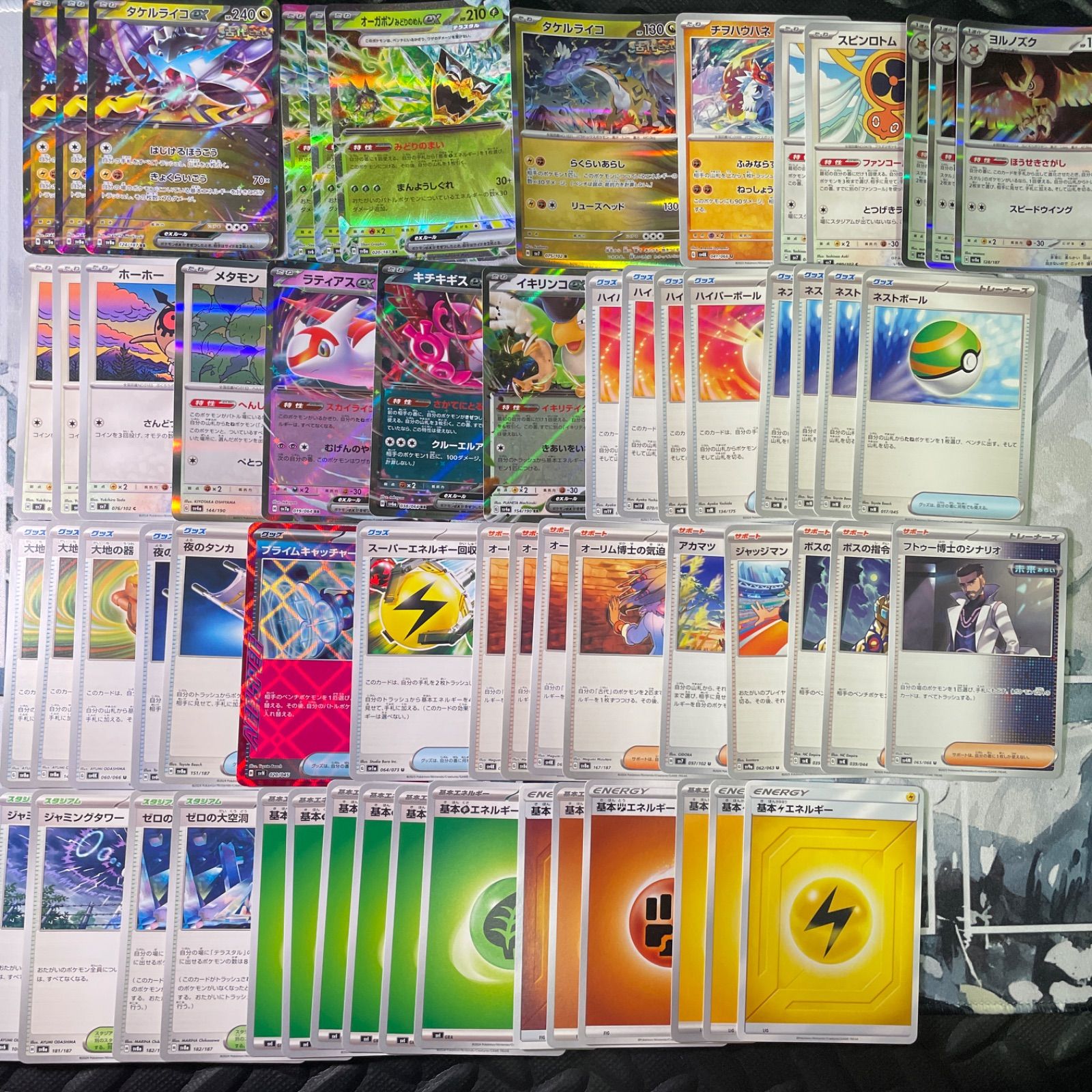 ポケモン - 19ポケモン　タケルライコex 本格構築済みデッキ　現行レギュGHI スリーブ 19ポケモン タケルライコex 本格構築済みデッキ 現行レギュGHI