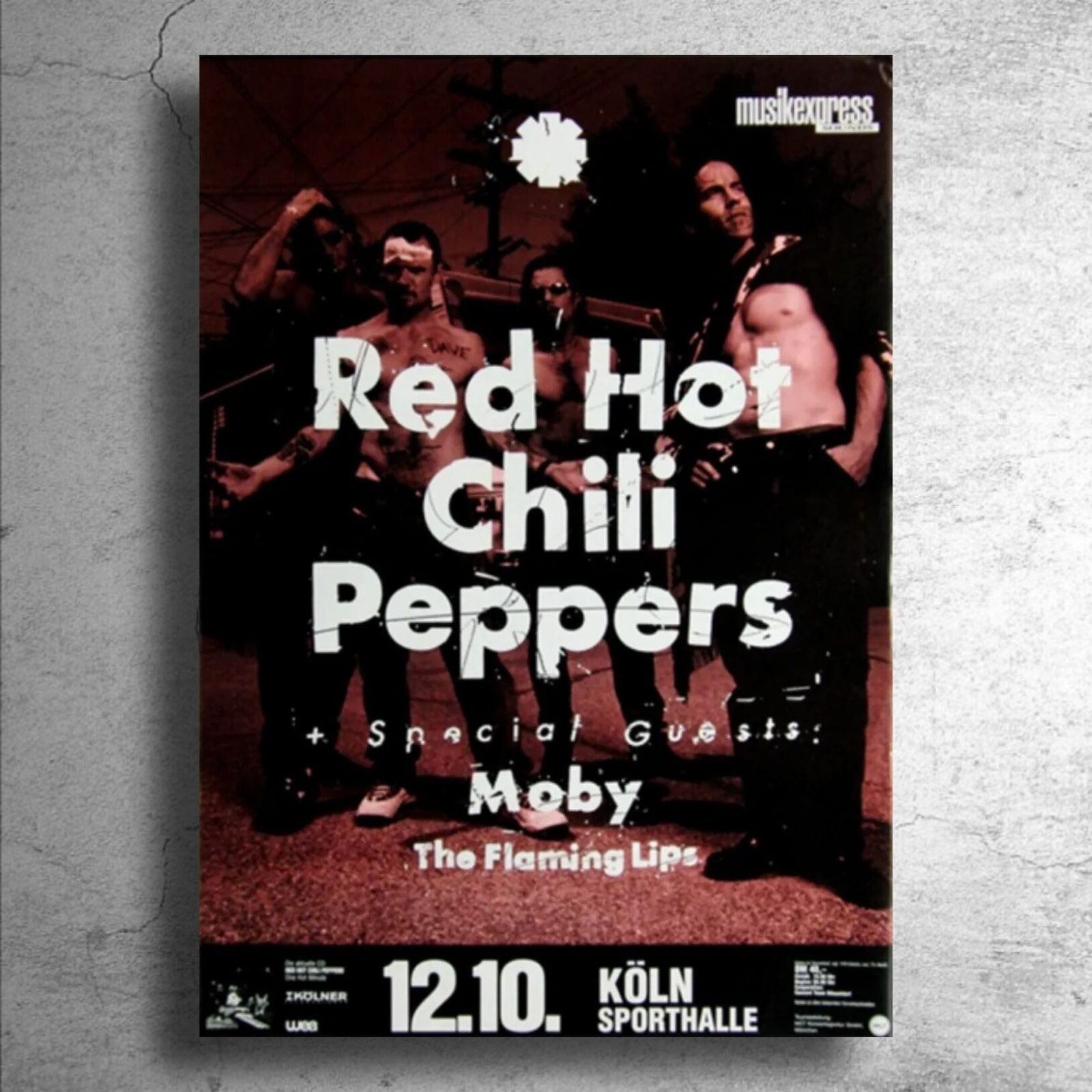 超希少80svtg◇red hot chili peppersレッチリ ポスター 超希少80svtg