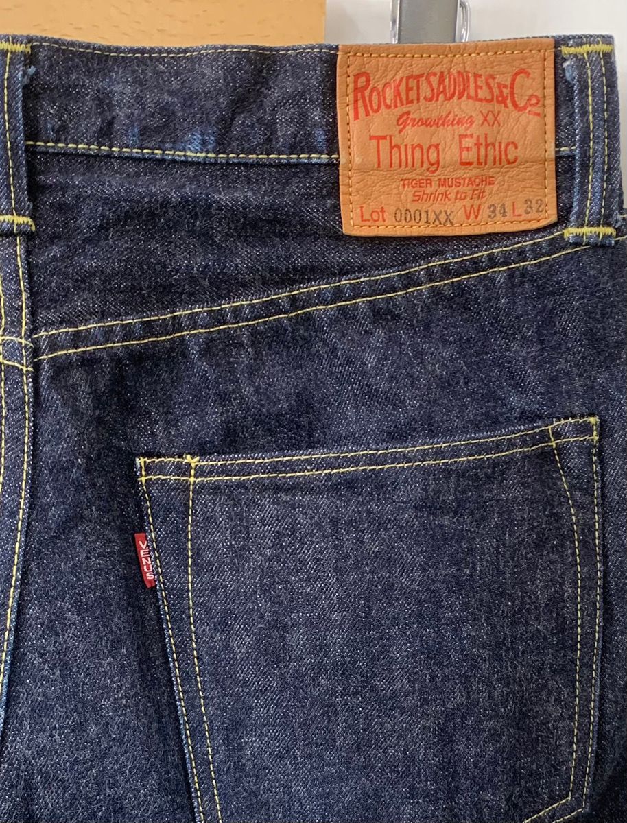 ロケッツ ROCKETS 0001XX 大戦モデル ストレートデニム 真紺 デニム