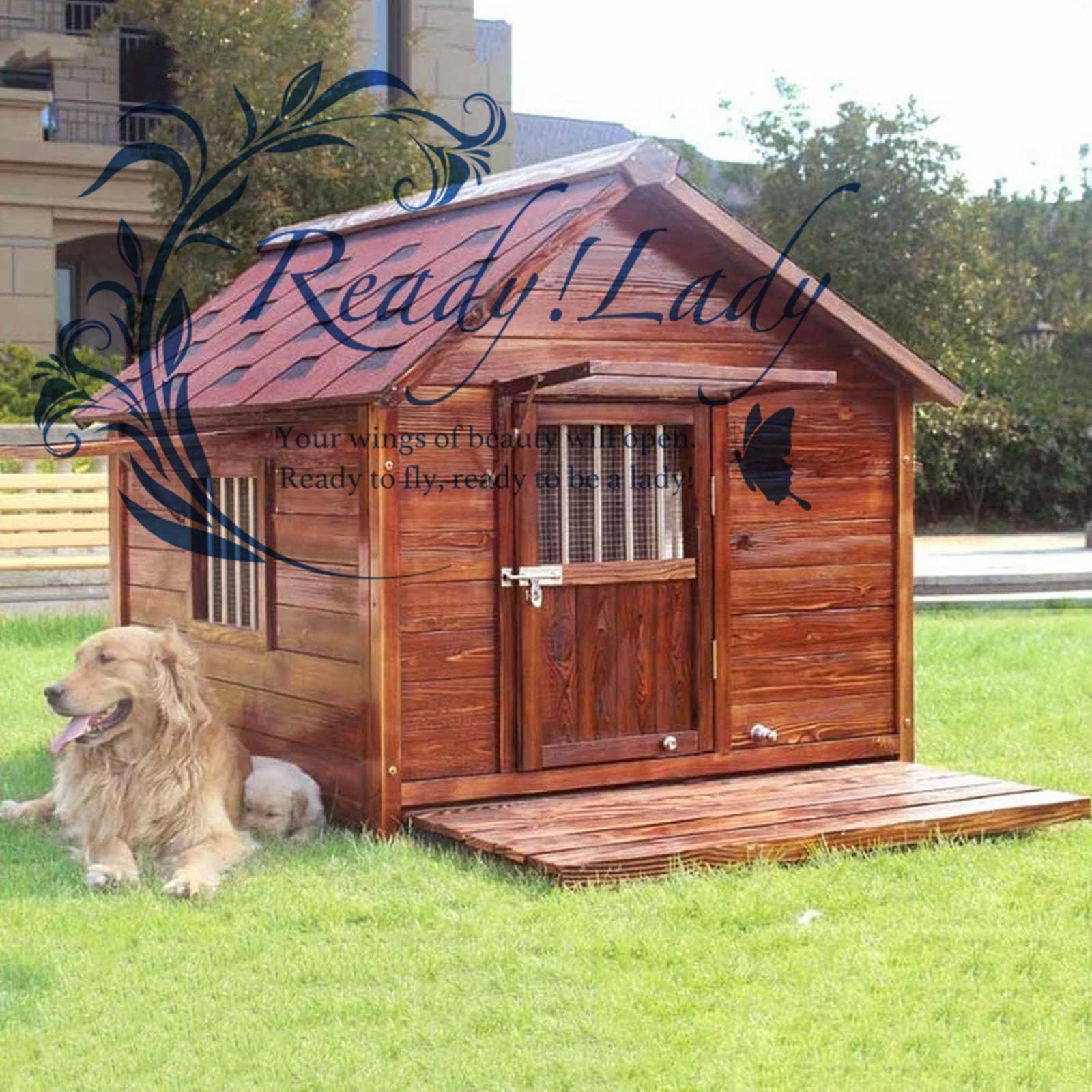 アメリカンな犬小屋　(福岡県近郊限定) 楽天市場】【送料無料・Sサイズ】ペットハウス 74*57*66cm 犬