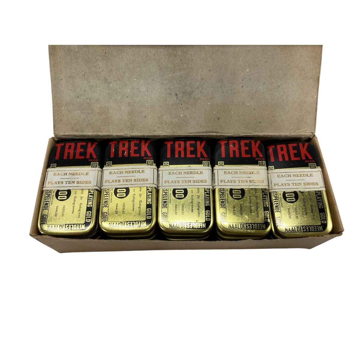 品質が完璧、値段が激安！ TREK 蓄音機用 ゴールド針 20個セット 音響 ♥未開封W10302363 ワクワクする