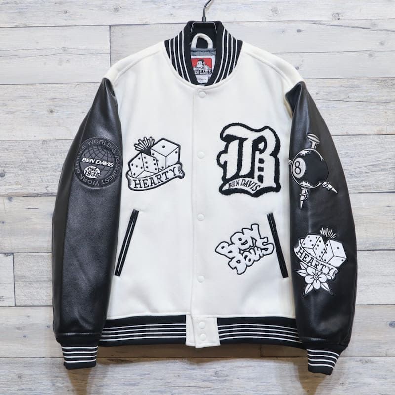 Undftd スタジャン ブラック/ホワイト UNDEFEATED スタジャン L ブラック/ホワイト