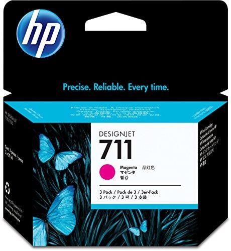 (まとめ) HP711 インクカートリッジ マゼンタ 29ml／個 染料系 CZ135A 1箱（3個） 〔×10セット〕 まとめ） HP711 インクカートリッジ マゼンタ 29ml 染料系 CZ131A 1個