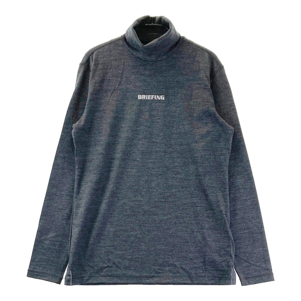 サイズ：S BRIEFING GOLF ブリーフィング  タートルネック 長袖Tシャツ  グレー系 [240101373192] ゴルフウェア レディース ストスト サイズ：S BRIEFING GOLF ブリーフィング タートルネック 長袖T