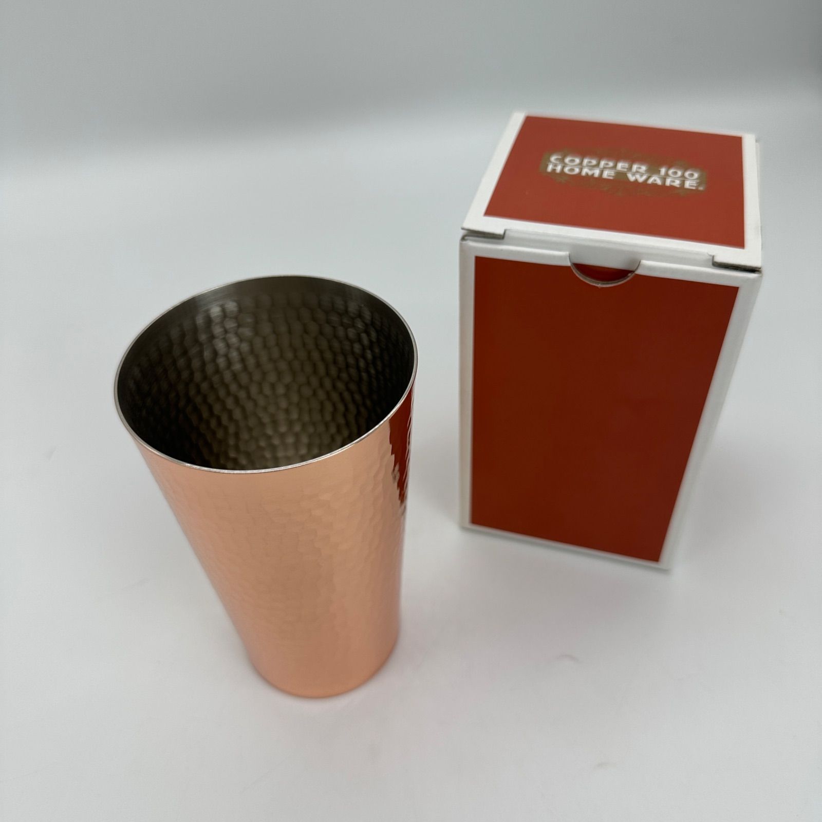 新品未使用 銅製 COPPER100 鎚目 タンブラー 大 S-503 - メルカリ