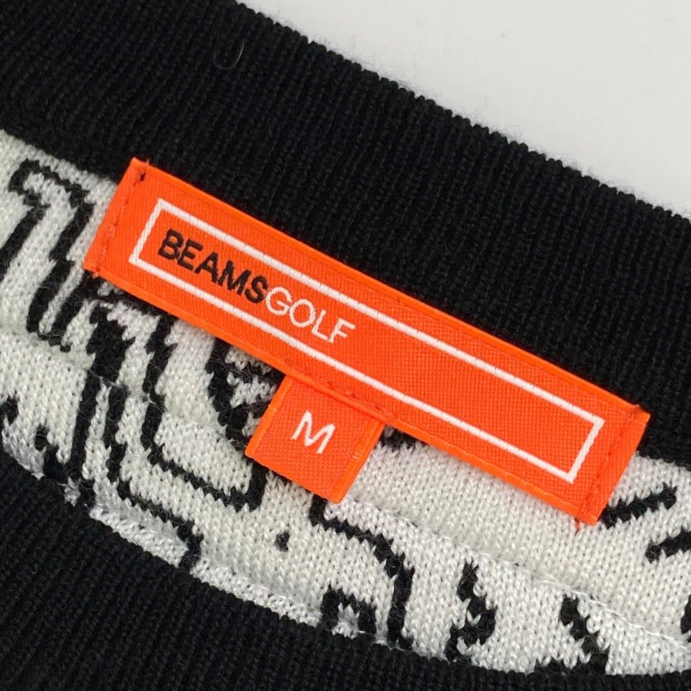 サイズ：M BEAMS GOLF ビームスゴルフ ; ×Keith Haring 長袖ニットセーター 総柄 ブラック系 [240101348388] ゴルフウェア レディース ストスト サイズ：M BEAMS GOLF ビームスゴルフ ; ×Keith Haring 長袖