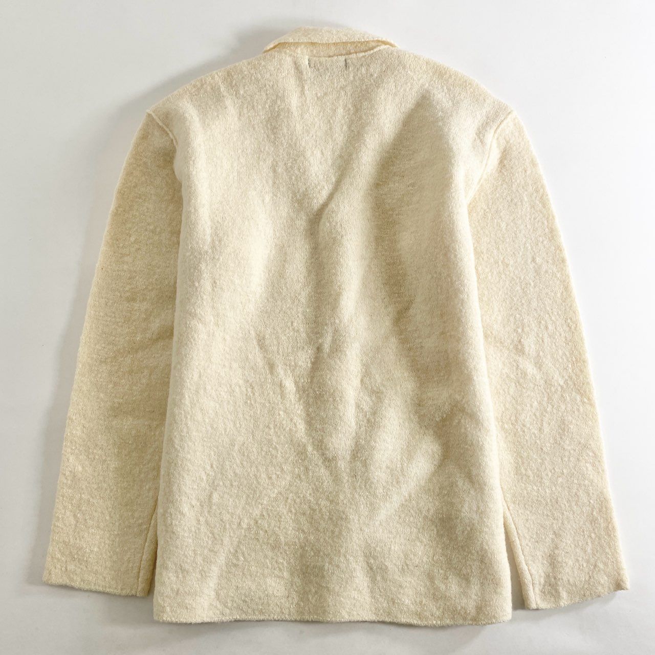 ISSEY MIYAKE イッセイミヤケ レザーステッチニットジャケット