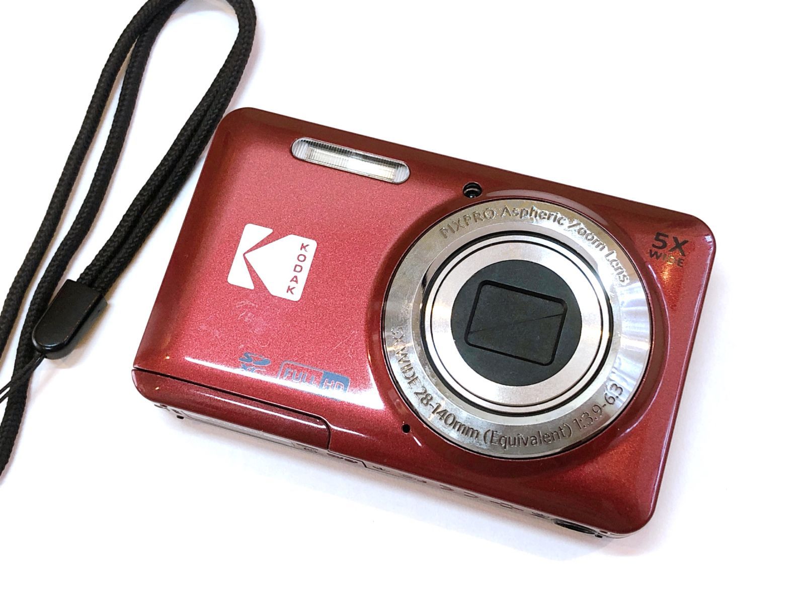 KODAK コンパクトデジタルカメラ FZ55 赤 b*e様 Kodak PIXPRO FZ55