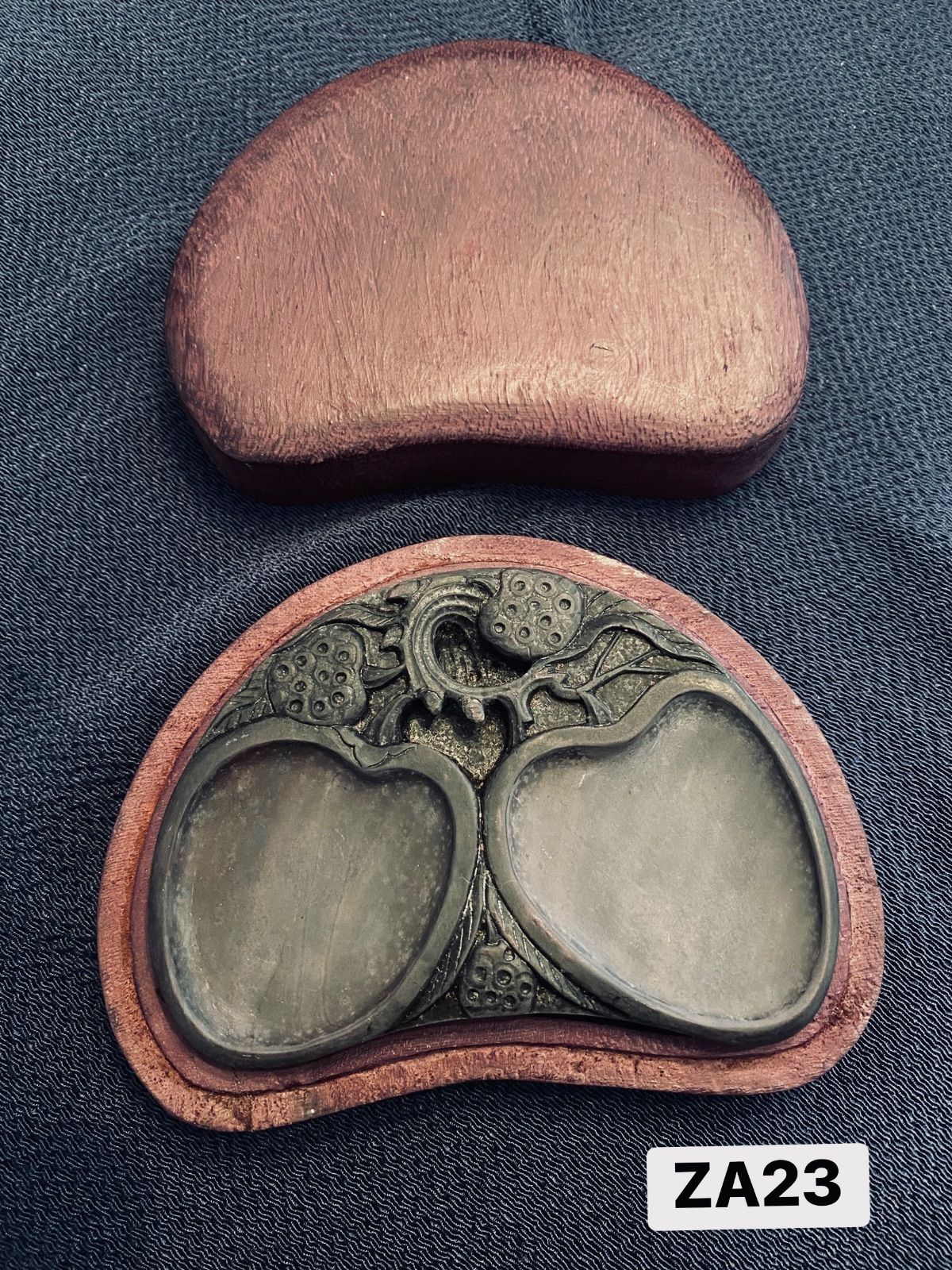 書道具 硯 二面硯 中国 文房四宝 書道 ZA23