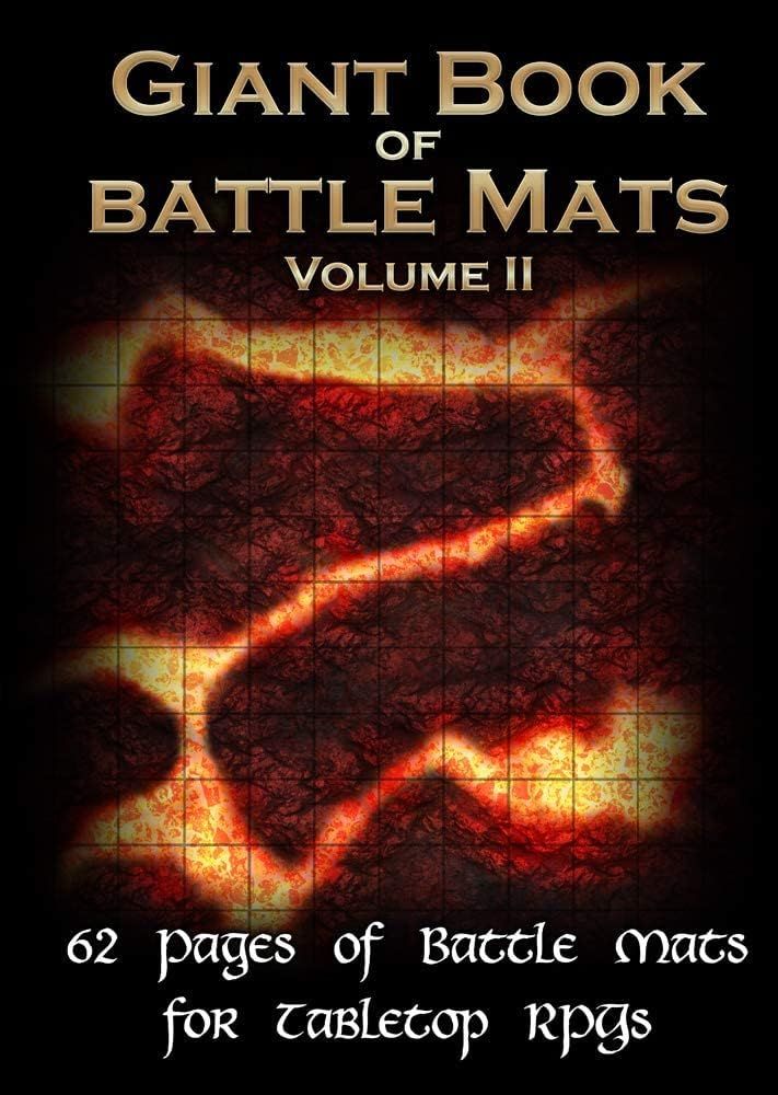 ボードゲーム Loke Battle Mats Giant Book of Battle Mats 第2弾 大判サイズ ラミネート加工 耐久性 水性 ペン 英語版 日本語説明書なし