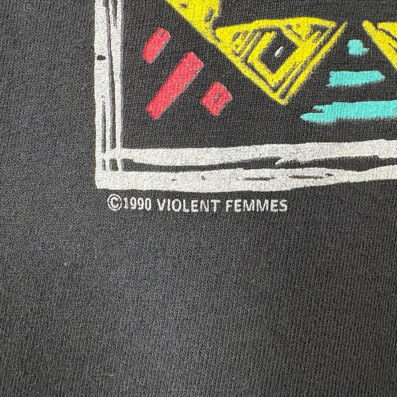 USA製 90s Violent Femmes ヴァイオレント ファムズ 両面プリント T-sh 