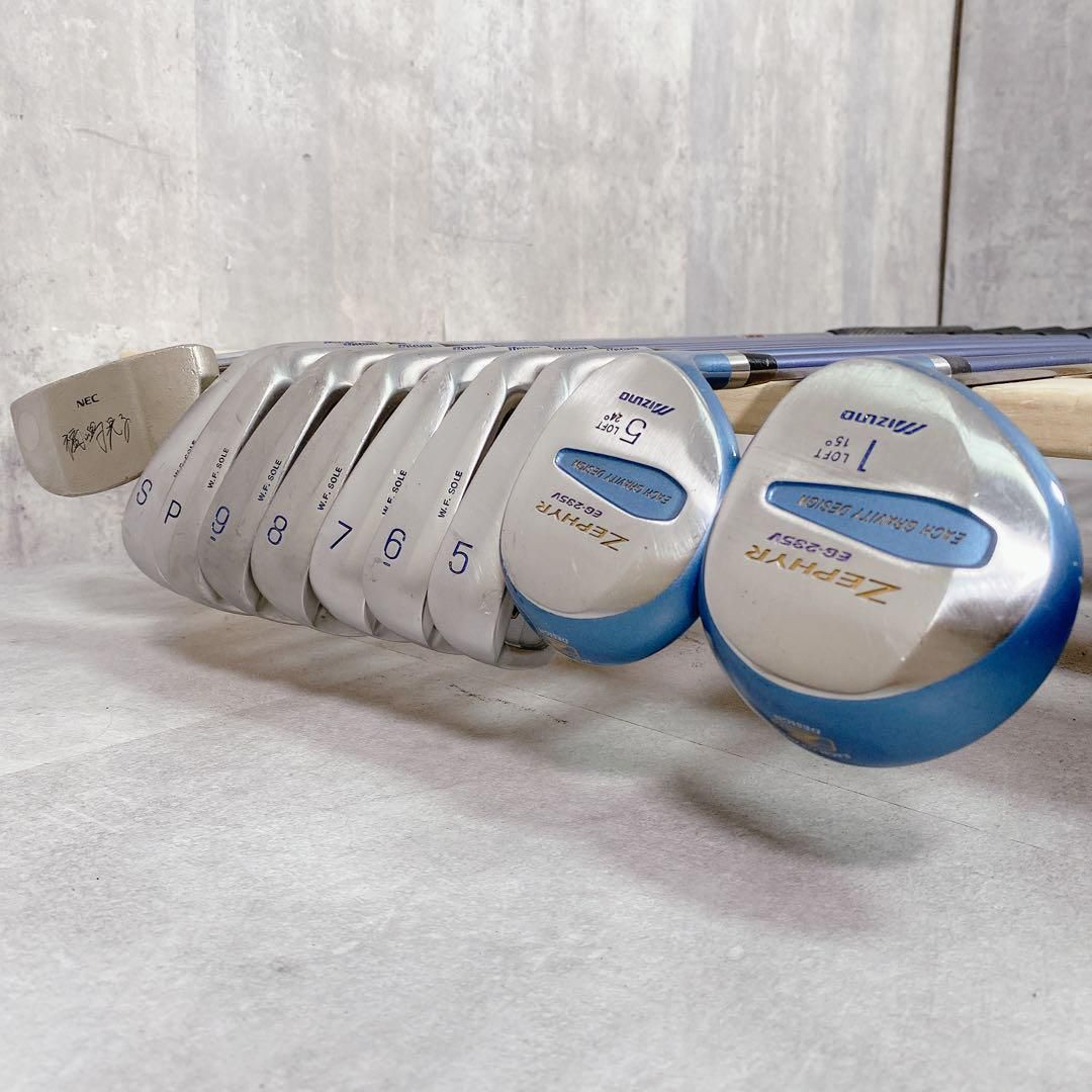 X883 ミズノ ZEPHYR レディース ゴルフ クラブセット フレックス L