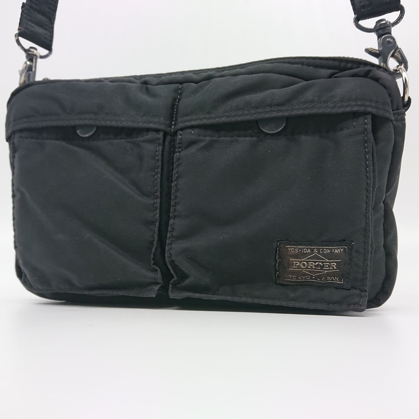 ポーター タンカー ナイロン ショルダーバッグ 2way ウエストポーチ 黒 吉田カバン ポーター タンカー 2wayショルダーバッグ