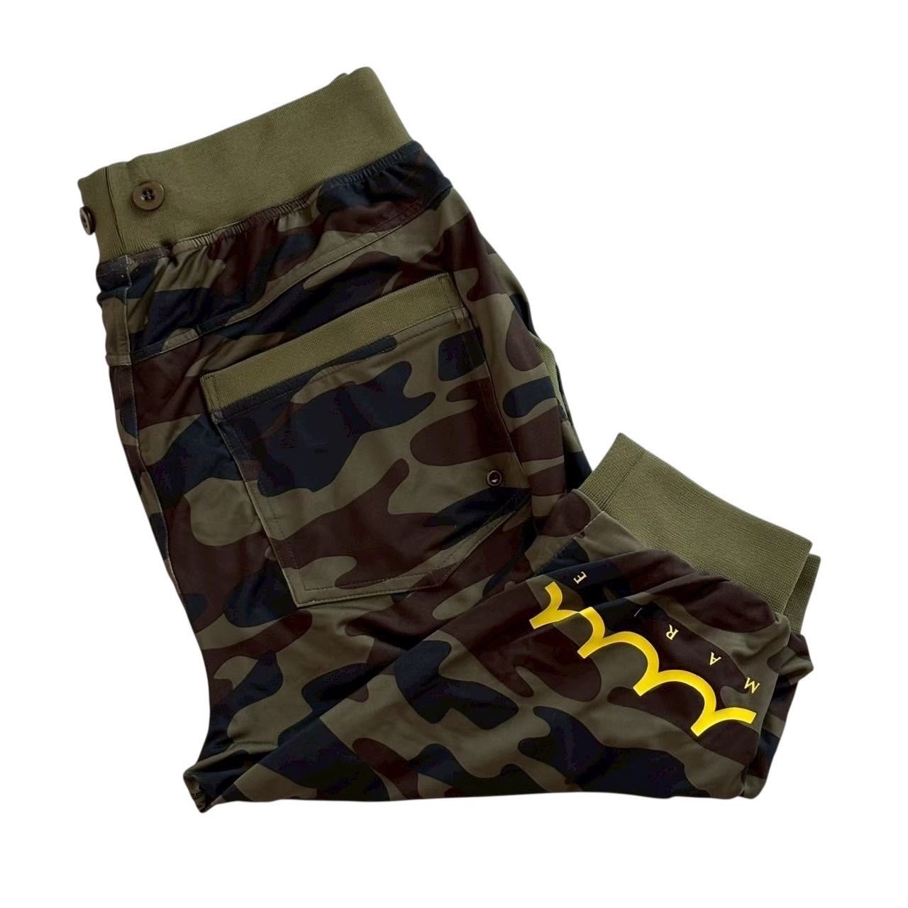 未使用 Muta marine マータマリン クロップドパンツ 緑 紺 迷彩 8