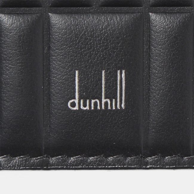 【新品未使用】ダンヒル DUNHILL 二つ折り財布 メンズ ブラック ローラガス 4cc & CP ビルフォー DU22F2320RA