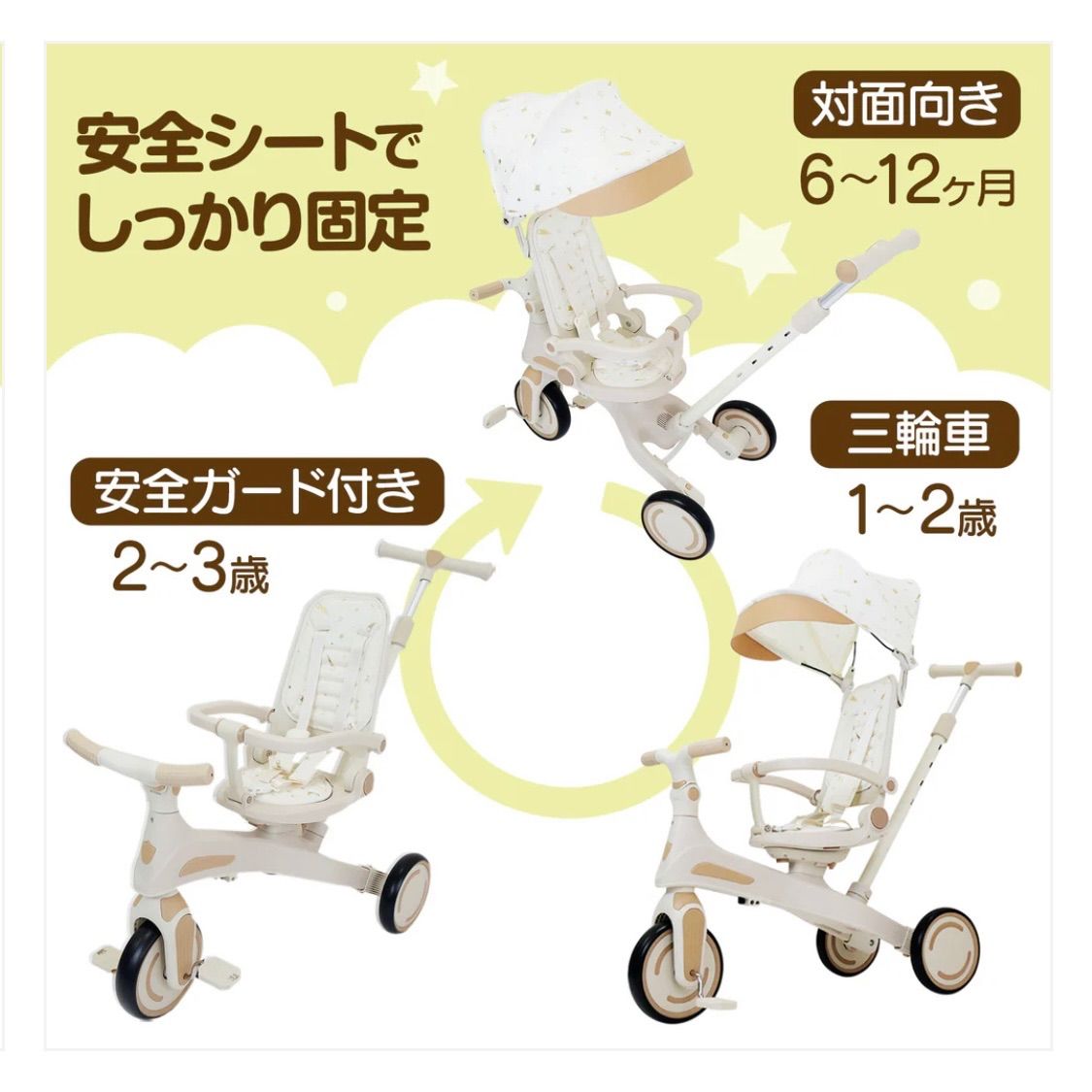 落下防止 股ベルトコントロールバー