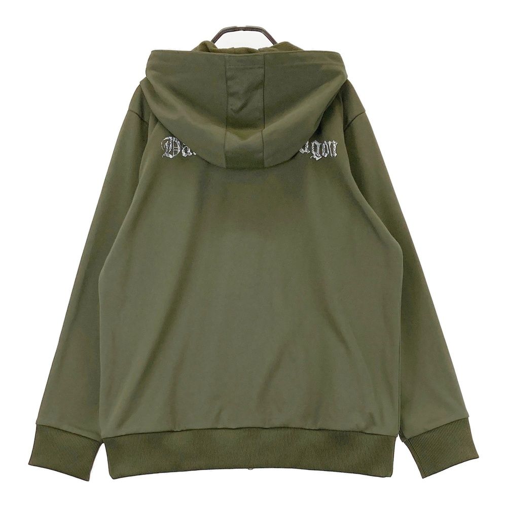 サイズ 3 DANCE WITH DRAGON ダンスウィズドラゴン フード付 裏フリース ジップジャケット カーキ系 240101524485 ゴルフウェア メンズ ストスト