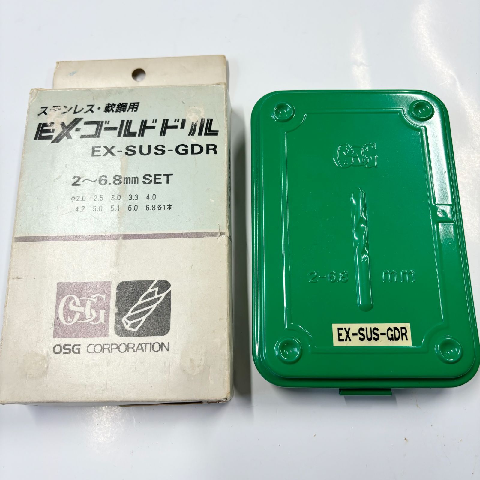 OSG オーエスジー ケース付きEX-ゴールドドリル 10本セット EX