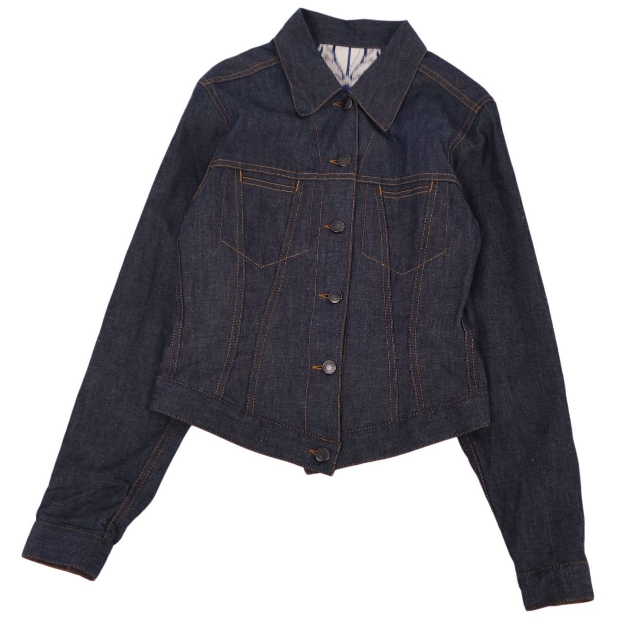 美品 グッチ GUCCI ジャケット トムフォード期 デニムジャケット 裏地 