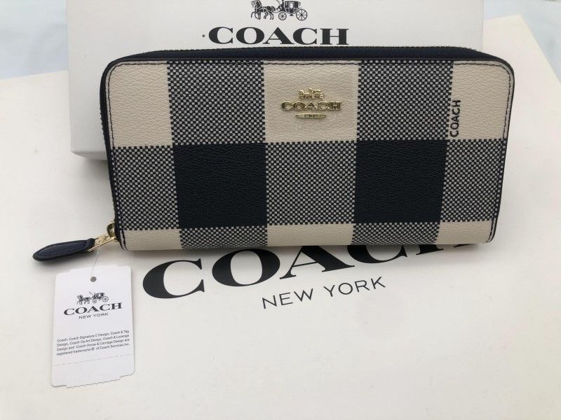 コーチ COACH 長財布 財布 シグネチャー アコーディオンラウンドジップウォレット新品a035B F25966