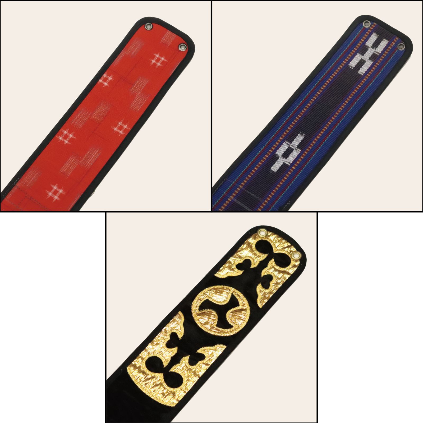 新品】 沖縄三線 手掛 3本セット ショップ 三線 人工皮 ハードケース