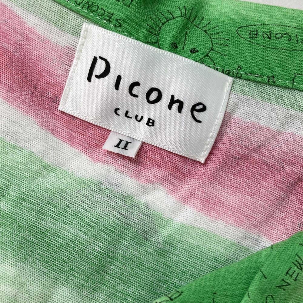 サイズ：2 PICONE CLUB ピッコーネクラブ 半袖ワンピース 総柄