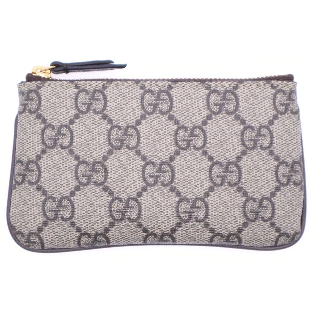 □極美品□ GUCCI グッチ 118101 213313 GG柄 キャンバス×レザー 6連  