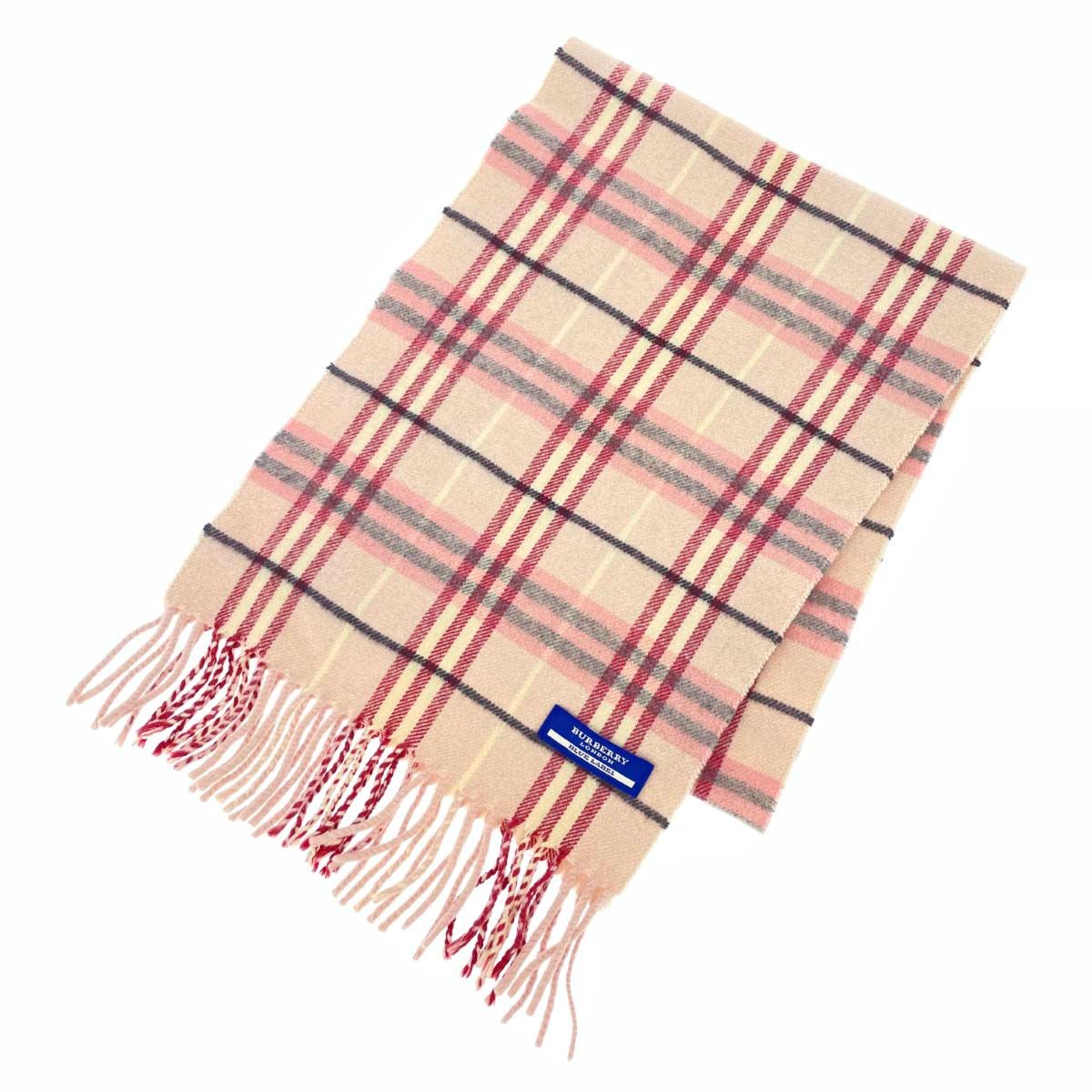 Burberry Blue Label バーバリー ピンク系チェック柄スカート