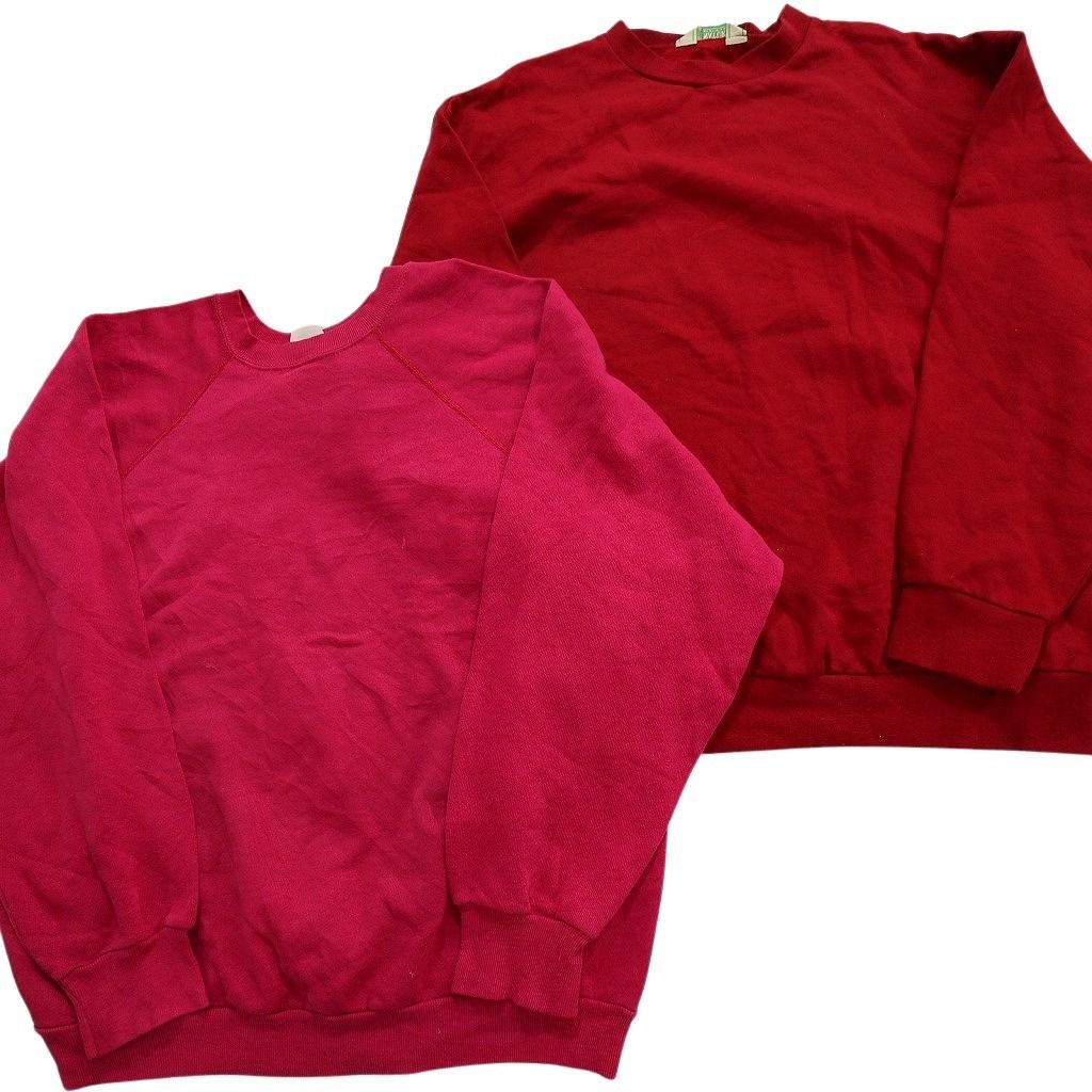 古着卸 まとめ売り 無地 スウェット 8枚セット (メンズ L /XL