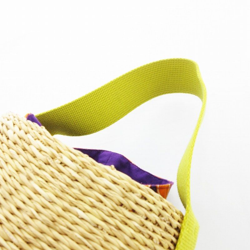 マイラン MYLAN CLOUDY かごバッグ ハンドバッグ 巾着付き